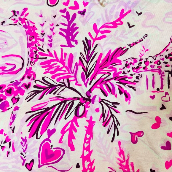 Lilly Pulitzer dress Tosha Wild About You Pink Blossom dress mini dress Size M - Picture 7 of 10